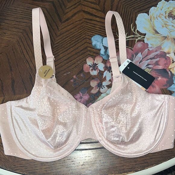 Wacoal NWT Back Appeal Underwire Bra Crystal Pink Bra 36D - Picture 6 of 7